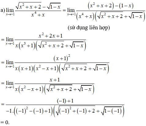 Cách tính giới hạn của hàm số có chứa căn thức cực hay, chi tiết