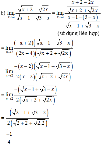 Cách tính giới hạn của hàm số có chứa căn thức cực hay, chi tiết