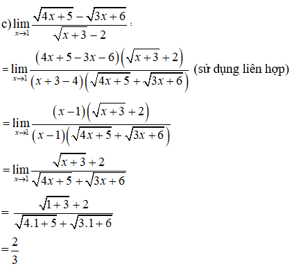 Cách tính giới hạn của hàm số có chứa căn thức cực hay, chi tiết