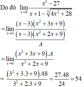 Cách tính giới hạn của hàm số có chứa căn thức cực hay, chi tiết