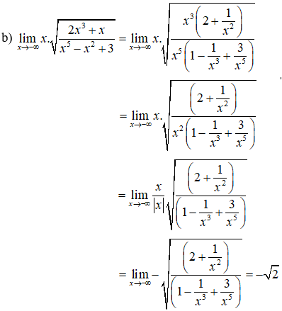 Cách tính giới hạn của hàm số có chứa căn thức cực hay, chi tiết