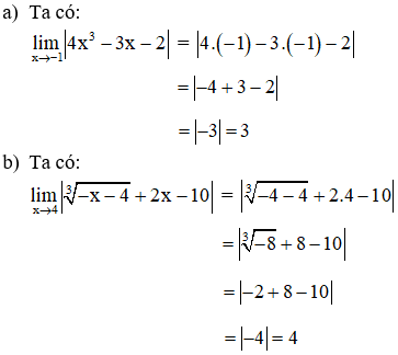 Cách tính giới hạn của hàm số có chứa trị tuyệt đối cực hay, chi tiết