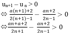 Cách xét tính đơn điệu của dãy số (cực hay có lời giải)