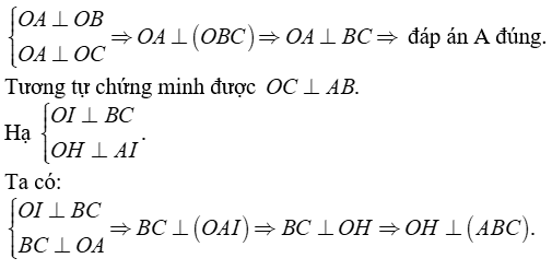 Cách chứng minh đường thẳng vuông góc với mặt phẳng cực hay