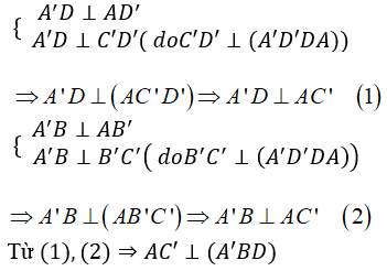 Cách chứng minh đường thẳng vuông góc với mặt phẳng cực hay