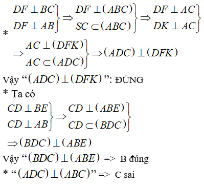 Cách chứng minh hai mặt phẳng vuông góc trong không gian cực hay