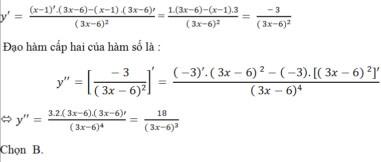 Cách tìm đạo hàm cấp cao của hàm số hay, chi tiết