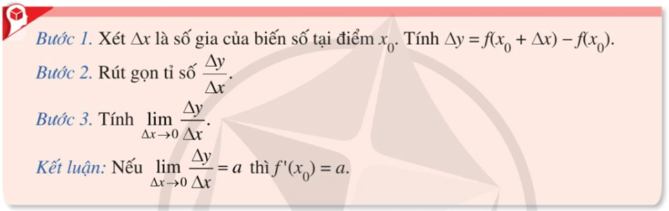 Chuyên đề Đạo hàm lớp 11 (Cánh diều)