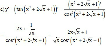 Đạo hàm của hàm số lượng giác và cách giải hay, chi tiết | Toán lớp 11