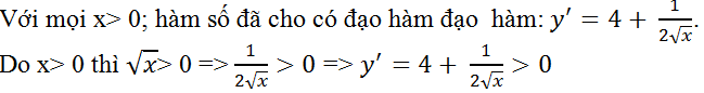 Ứng dụng đạo hàm để giải phương trình, bất phương trình cực hay