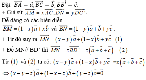 Cách tìm điều kiện để 2 vectơ cùng phương hay, chi tiết