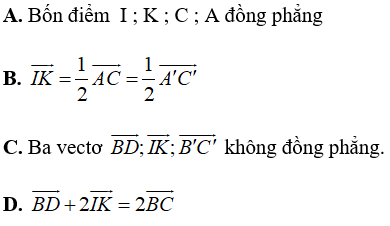 Cách tìm điều kiện để 3 vectơ đồng phẳng hay, chi tiết