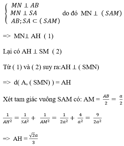 Đoạn vuông góc chung của hai đường thẳng chéo nhau trong không gian (dùng quan hệ song song)