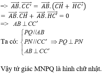 Cách chứng minh hai đường thẳng vuông góc trong không gian cực hay