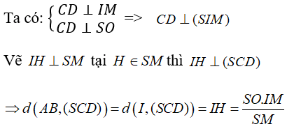 Cách tính khoảng cách giữa đường thẳng và mặt phẳng song song cực hay