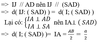 Cách tính khoảng cách giữa đường thẳng và mặt phẳng song song cực hay