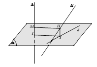 Khoảng cách giữa hai đường thẳng chéo nhau lớp 11 (cách giải + bài tập)
