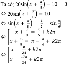 Phương trình bậc nhất đối với hàm số lượng giác