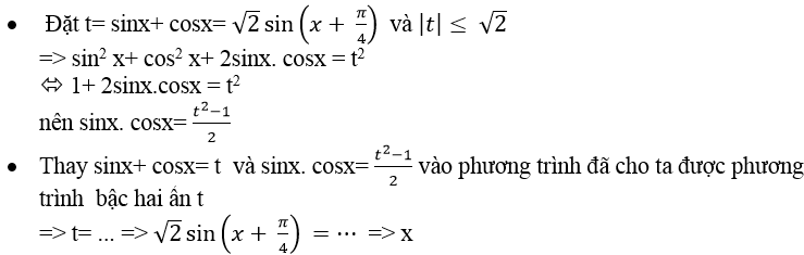 Phương trình đối xứng, phản đối xứng đối với sinx và cosx