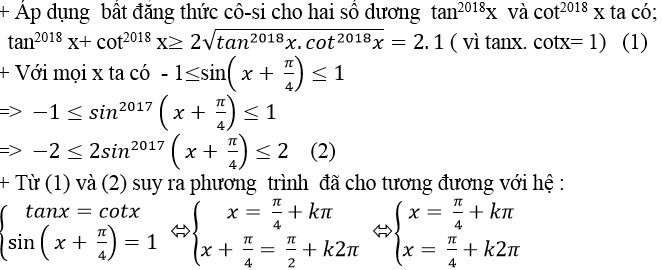 Cách giải Phương trình lượng giác không mẫu mực cực hay