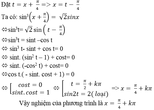 Cách giải Phương trình lượng giác không mẫu mực cực hay