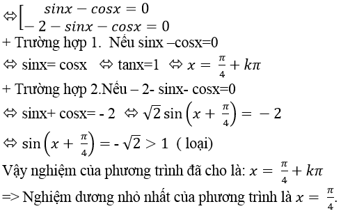 Phương trình quy về phương trình bậc nhất đối với sinx và cosx