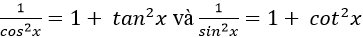 Phương trình thuần nhất bậc 2 đối với sinx và cosx