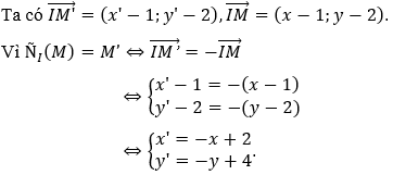 Tìm ảnh của một điểm qua phép đối xứng tâm cực hay