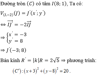 Tìm ảnh của một đường tròn qua phép vị tự cực hay