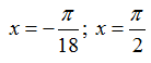 Tìm nghiệm của phương trình lượng giác trên khoảng, đoạn
