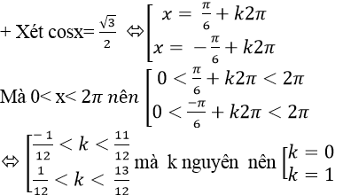 Tìm nghiệm của phương trình lượng giác trong khoảng, đoạn