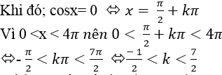 Tìm số nghiệm của phương trình lượng giác trong khoảng, đoạn