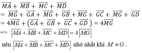 Cách tìm tập hợp điểm thỏa mãn đẳng thức vectơ cực hay