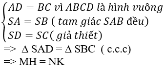 Tìm thiết diện của hình chóp cắt bởi mặt phẳng chứa đường thẳng song song với đường thẳng khác