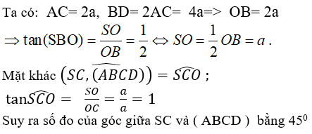 Cách tính góc giữa đường thẳng và mặt phẳng cực hay