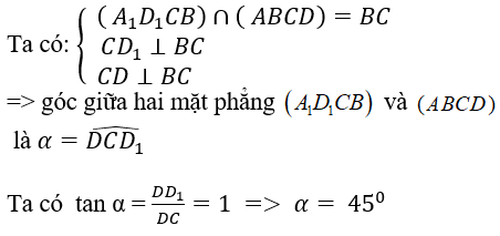 Cách tính góc giữa hai mặt phẳng trong không gian cực hay