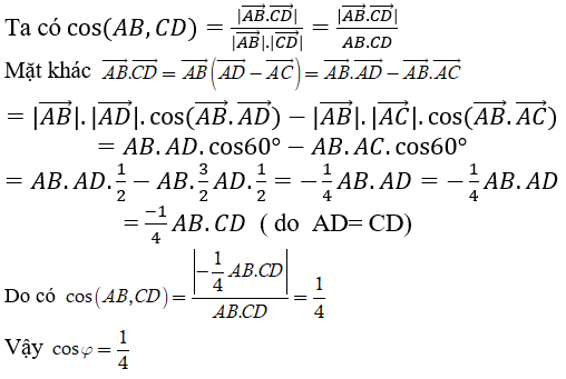 Cách tính tích vô hướng của hai vectơ hay, chi tiết
