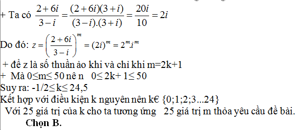 100 bài tập trắc nghiệm Số phức có lời giải (nâng cao - phần 2)