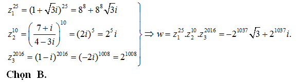 100 bài tập trắc nghiệm Số phức có lời giải (nâng cao - phần 2)