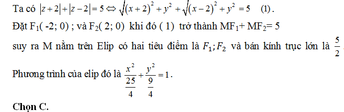 100 bài tập trắc nghiệm Số phức có lời giải (nâng cao - phần 2)