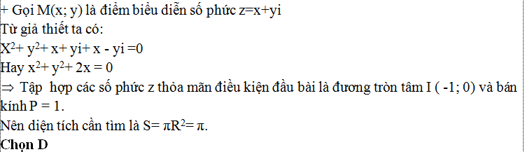 100 bài tập trắc nghiệm Số phức có lời giải (nâng cao - phần 2)