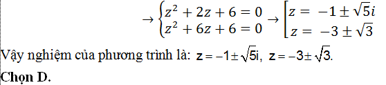 100 bài tập trắc nghiệm Số phức có lời giải (nâng cao - phần 2)