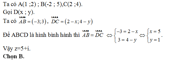 100 bài tập trắc nghiệm Số phức có lời giải (nâng cao - phần 3)