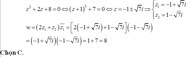 100 bài tập trắc nghiệm Số phức có lời giải (nâng cao - phần 3)
