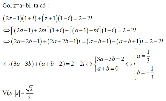 100 bài tập trắc nghiệm Số phức có lời giải (nâng cao - phần 1)