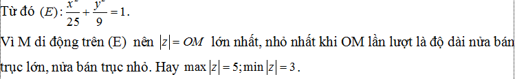 100 bài tập trắc nghiệm Số phức có lời giải (nâng cao - phần 1)