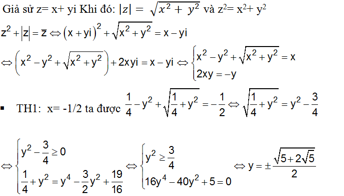 135 bài tập trắc nghiệm Số phức có lời giải (cơ bản - phần 2)