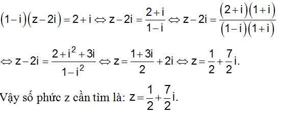 135 bài tập trắc nghiệm Số phức có lời giải (cơ bản - phần 2)