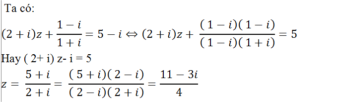 135 bài tập trắc nghiệm Số phức có lời giải (cơ bản - phần 2)