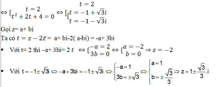 135 bài tập trắc nghiệm Số phức có lời giải (cơ bản - phần 2)